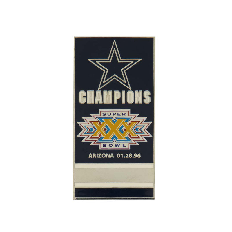 Dallas Cowboys 5-Time Super Bowl Champions Logos Banner