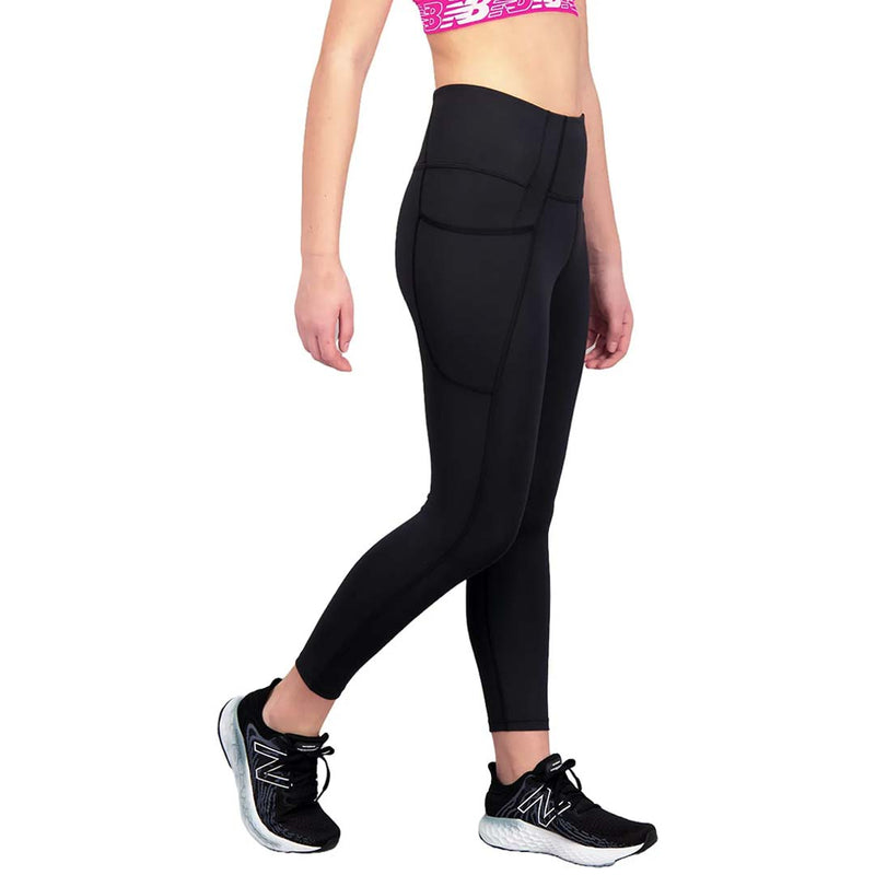 New Balance Legging court taille haute avec poche W WP21126 BK SVP Sports