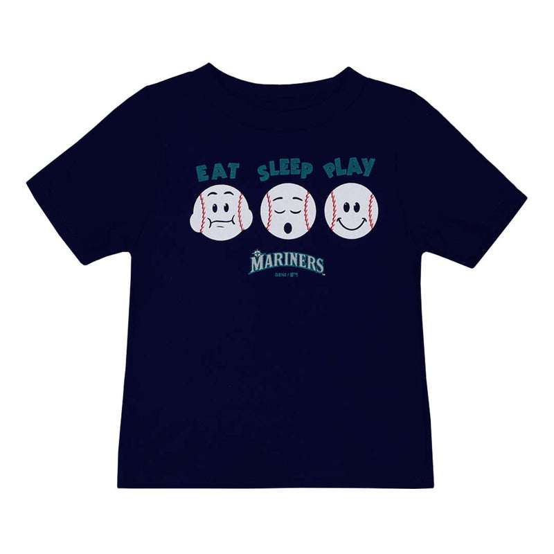 Buy MLB Boys' Seattle Mariners 3/4 Sleeve Raglan Tee (Navy, 10/12