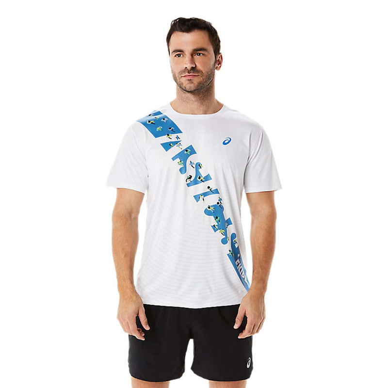 Asics - Men's Ekiden Short Sleeve Top (2011C379 100)