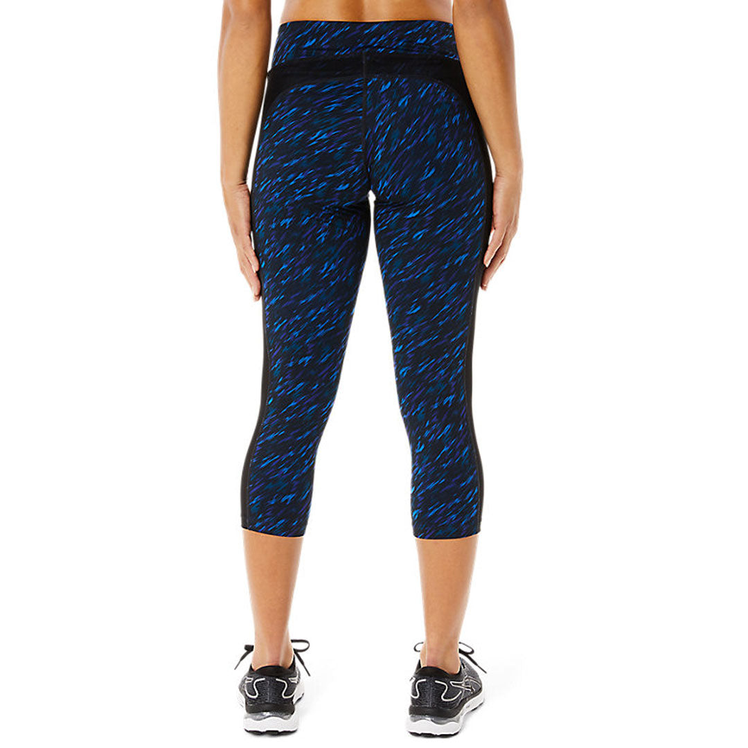 Asics Women s Kate Pocket Capri Leggings 2032C030 080 Blu Blk L