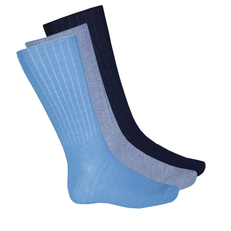 Chaps - Men's 3 Pack Crew Socks (CMC200PK-C BLUE)