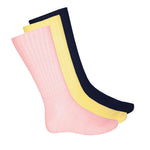 Chaps - Men's 3 Pack Crew Socks (CMC200PK-C PNKAS)