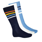 Chaps - Men's 3 Pack Crew Socks (CMC202PK-C NAVY)