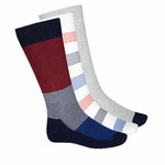 Chaps - Men's 3 Pack Crew Socks (CMC211PK-C NVAST)