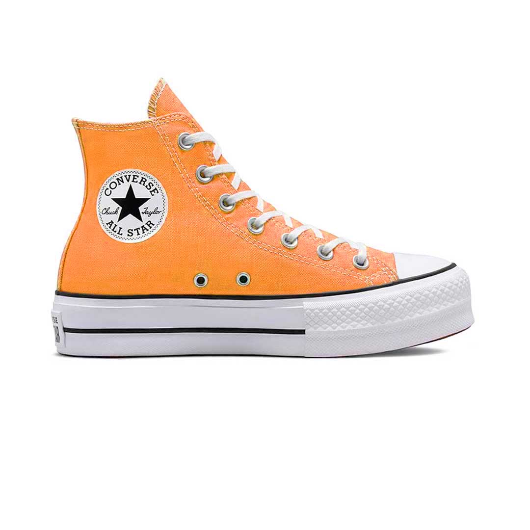 Converse Orange Chuck Taylor All Star Lift Platform Sneakers