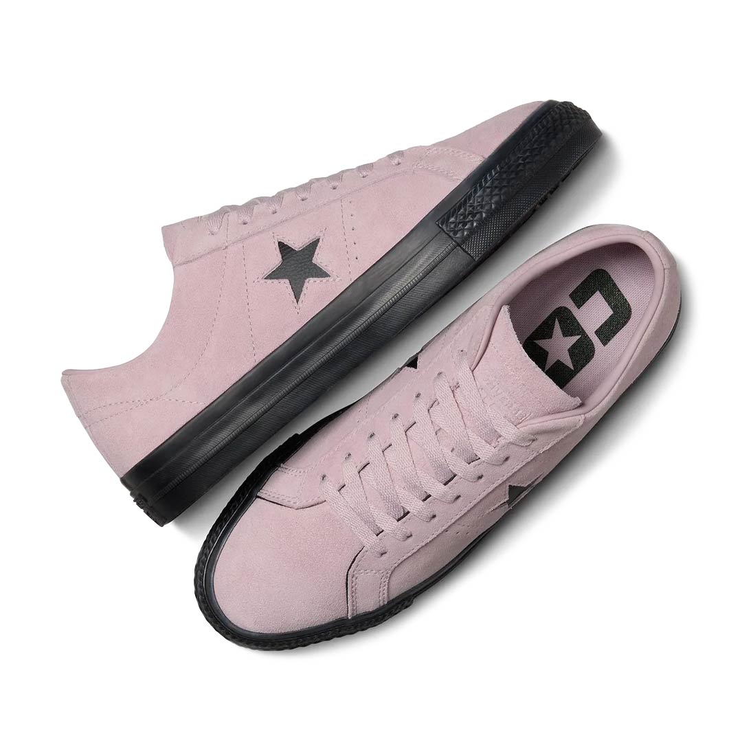 Black suede converse rose gold best sale