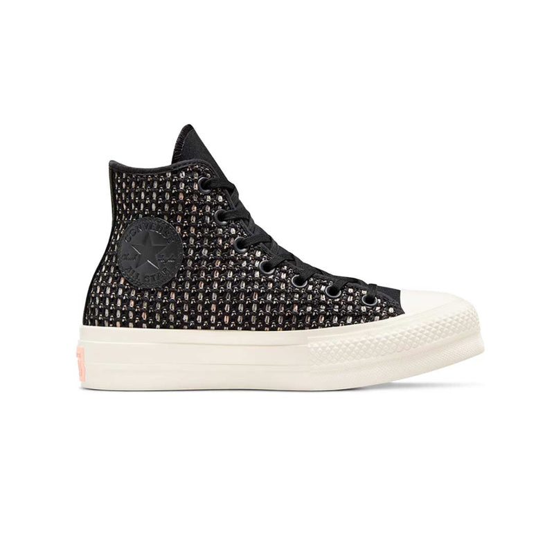 Converse - Women's Chuck Taylor All Star Lift Platform Crochet High Top Shoes (A09829C)