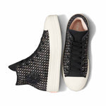 Converse - Women's Chuck Taylor All Star Lift Platform Crochet High Top Shoes (A09829C)