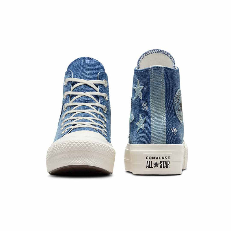 Converse - Women's Chuck Taylor All Star Lift Platform Denim High Top Shoes (A12045C)