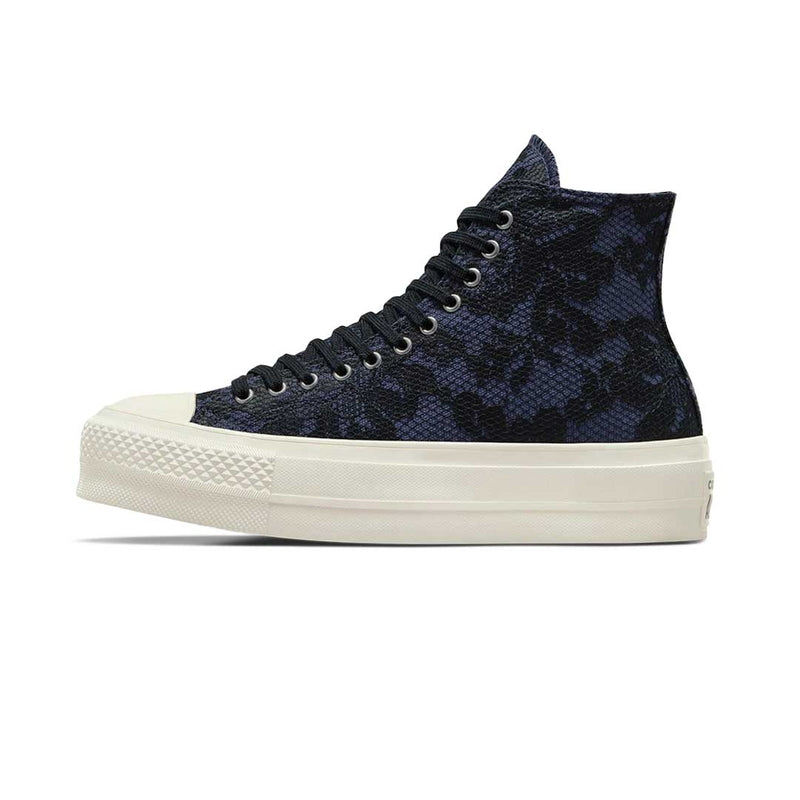 Converse - Women's Chuck Taylor All Star Lift Platform Floral Lace High Top Shoes (A08000C)