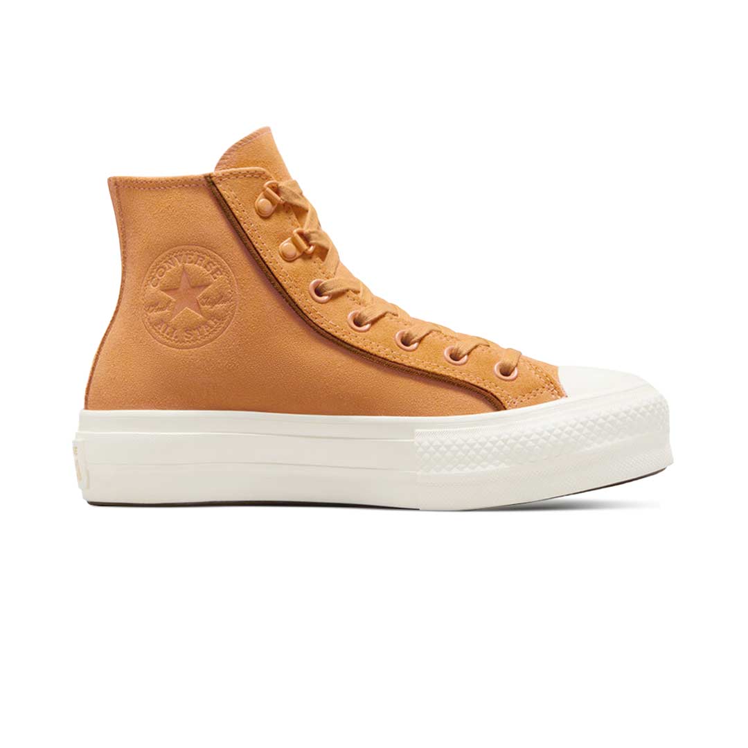 High top brown converse best sale