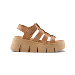 Cougar - Women's Antony Luxmotion Leather Wedge Sandals (ANTONY-TAN)