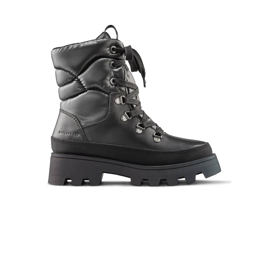 Leather waterproof boots womens on sale