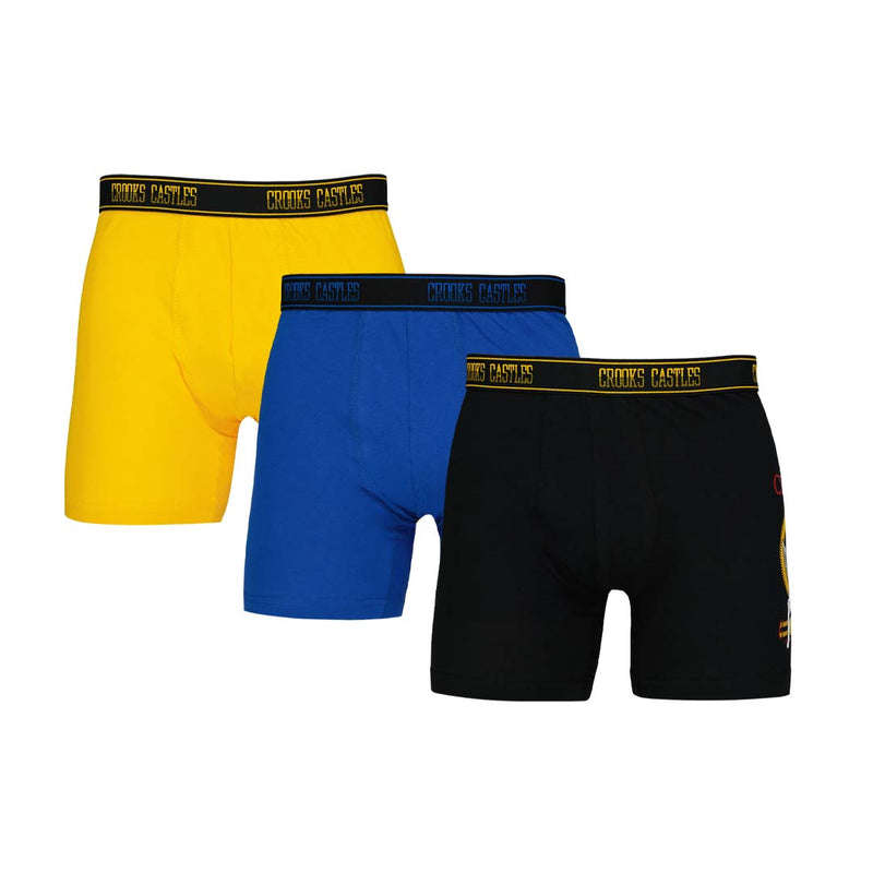 Crooks & Castles - Men's 3 Pack Boxer Brief (UMCC036-GF)