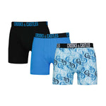 Crooks &amp; Castles - Lot de 3 boxers pour hommes (UMCC038-BLAR) 