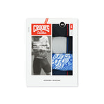 Crooks &amp; Castles - Lot de 4 boxers pour hommes (UMCC006-HFQM) 