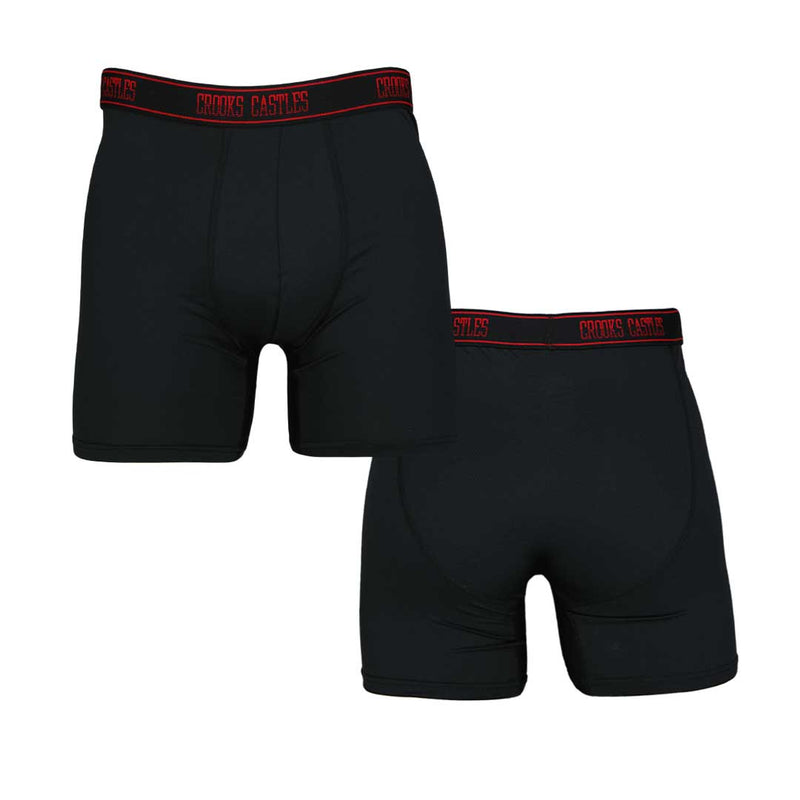 Crooks & Castles - Men's 4 Pack Boxer Brief (UMCC006-HFQM)