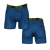 Crooks &amp; Castles - Lot de 4 boxers pour hommes (UMCC006-IMBL) 