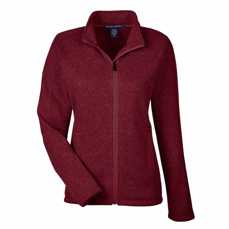 Devon & Jones - Women's Melange Fleece Jacket (DG793W BB)