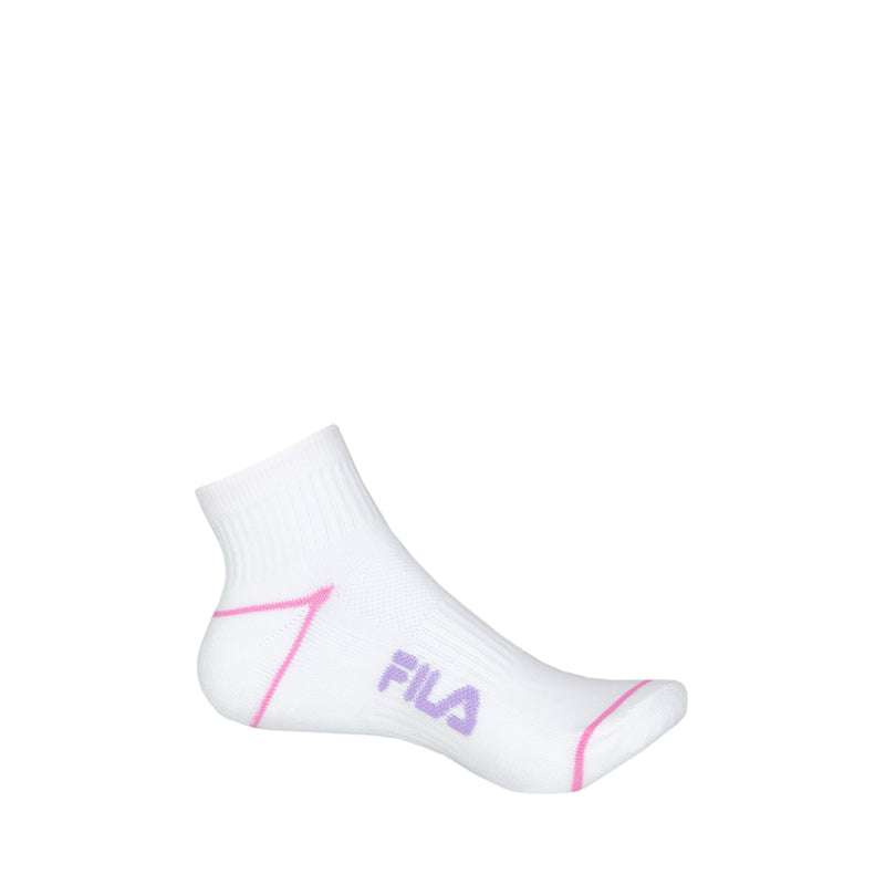 FILA - Girls' 6 Pack 1/4 Socks (FW0101 COMBO2)