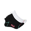 FILA - Girls' 6 Pack 1/4 Socks (FW0101 COMBO2)