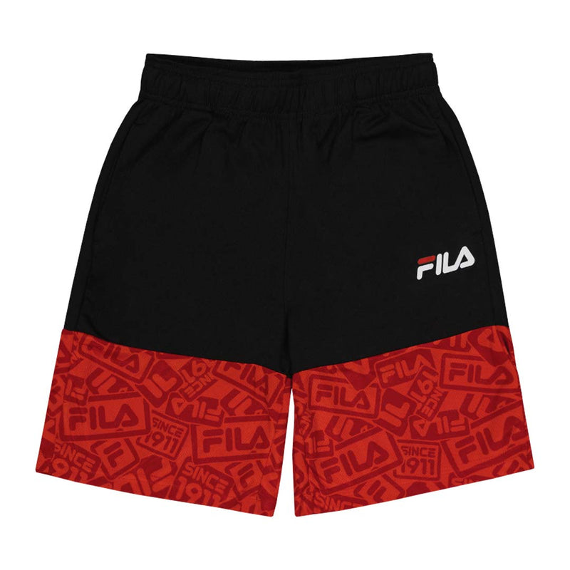 FILA - Short AOP en maille pour enfants (junior) (81FA88 BLK) 