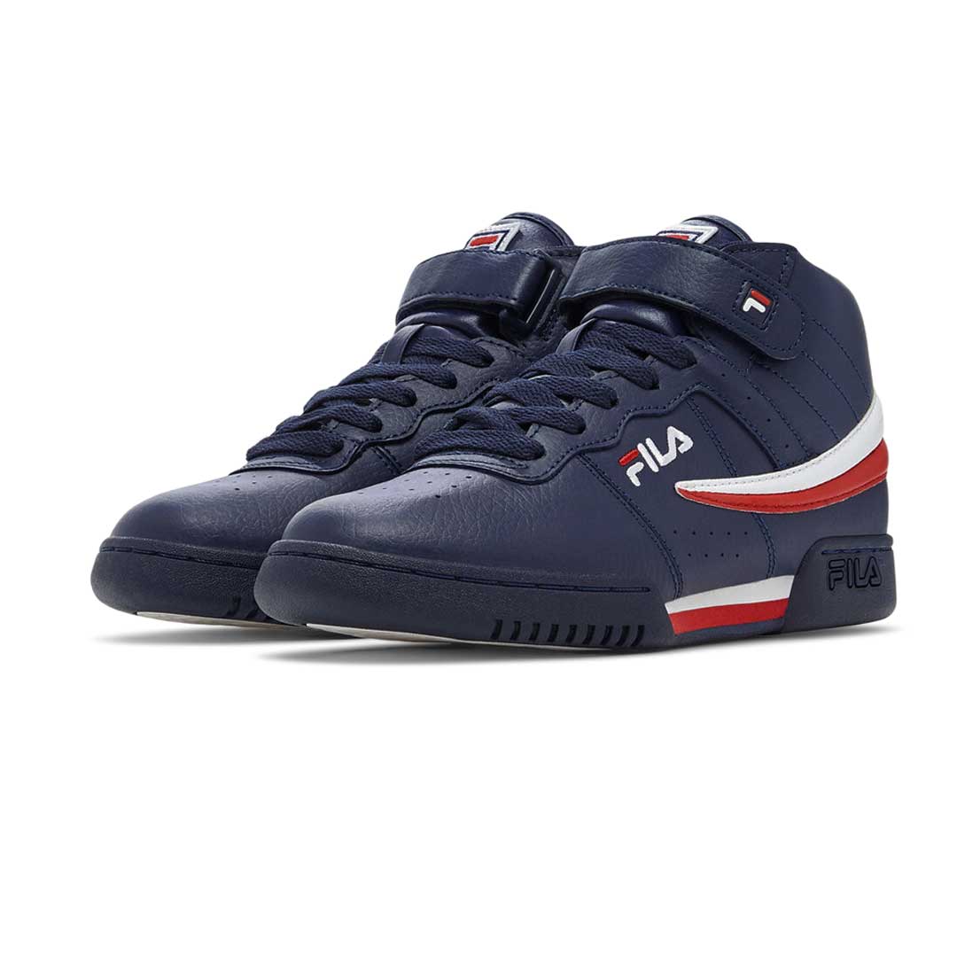 Blue fila sneakers hotsell