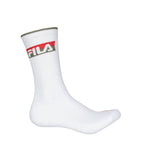 FILA - Lot de 3 chaussettes athlétiques pour hommes (FW0103 BLKWHTGRY)