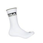 FILA - Lot de 3 chaussettes athlétiques pour hommes (FW0103 WHT)