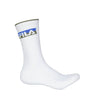 FILA - Lot de 3 chaussettes athlétiques pour hommes (FW0103 WHT)