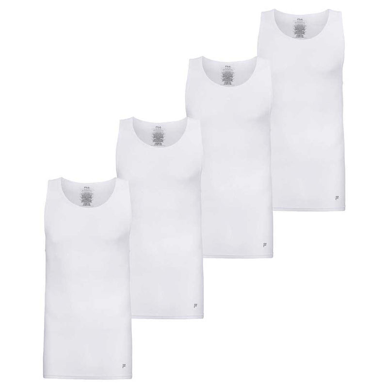 FILA - Men's 4 Pack Athletic Tank Top (FM0018CT 100)