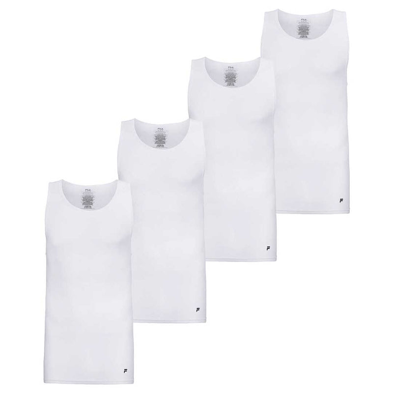 FILA - Men's 4 Pack Athletic Tank Top (FM0018CT23 100)