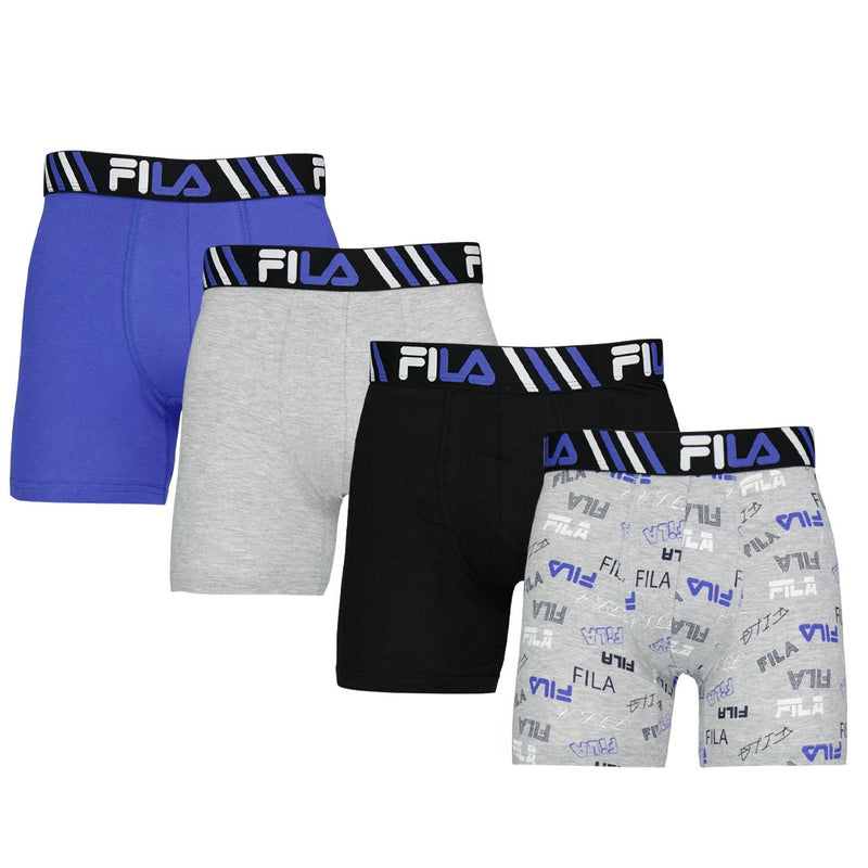 FILA - Men's 4 Pack Boxer Brief (FM412BXCS16 400)