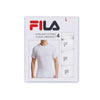 FILA - Lot de 4 t-shirts à col rond pour hommes (FM0114CT23 100) 