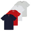 FILA - Men's 4 Pack Crew Neck T-Shirt (FM0314CT MULTIRED)