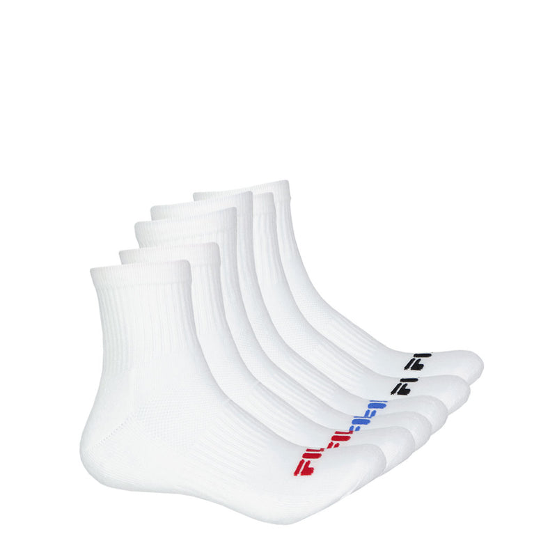 FILA - Paquet de 6 chaussettes 1/4 pour hommes (FW0082 COMBO5)