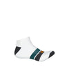 FILA - Men's 6 Pack Half Cushioned Low Cut Socks (FW1011 WHTTEAL)