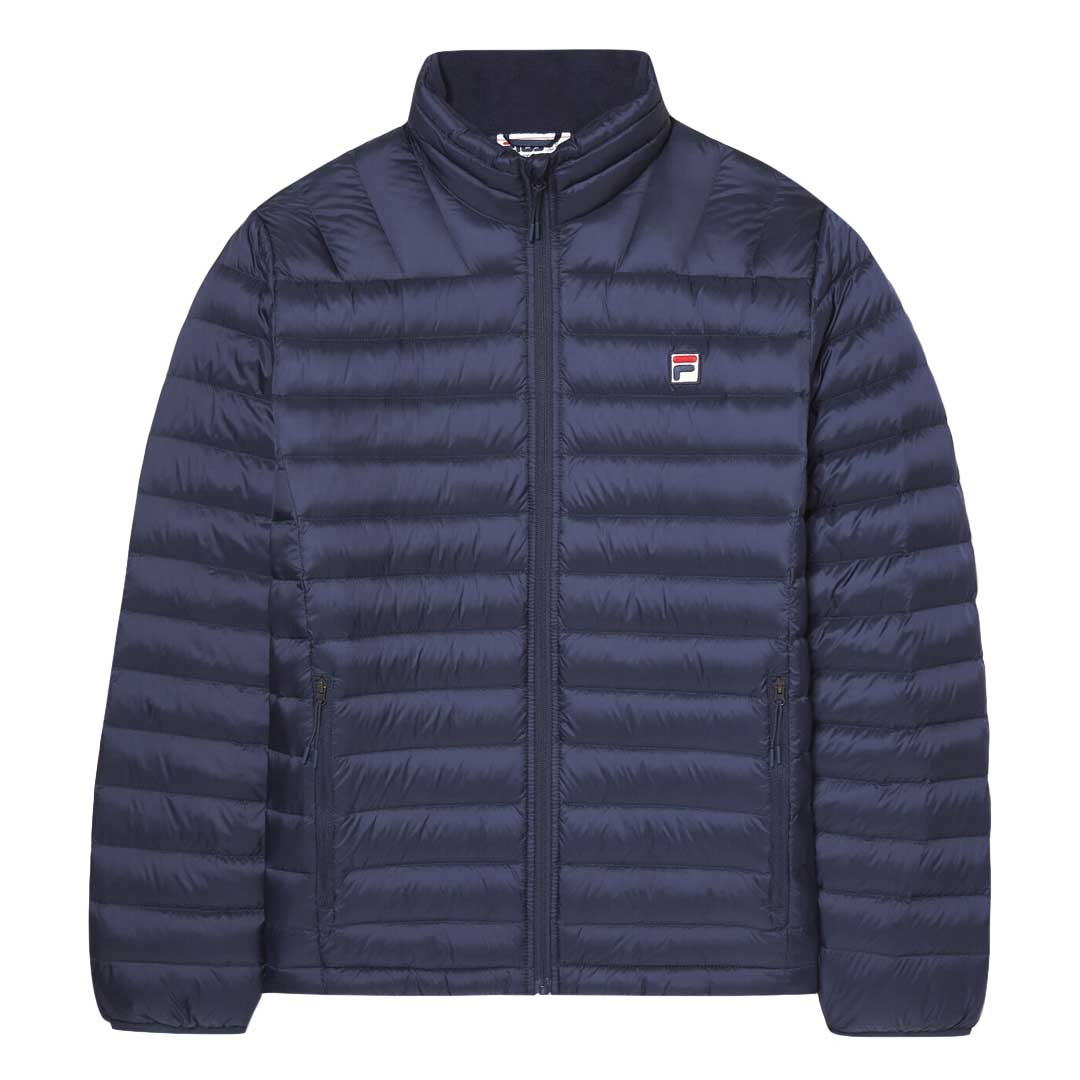 FILA Men s Premium Lightweight Puffer Jacket LM23D576 410 Navy Blue S