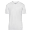 FILA - Lot de 4 t-shirts en jersey à col en V pour hommes (FM0115CT 100) 