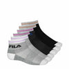 FILA - Women's 6 Pack 1/4 Socks (FW0139 COMBO2)