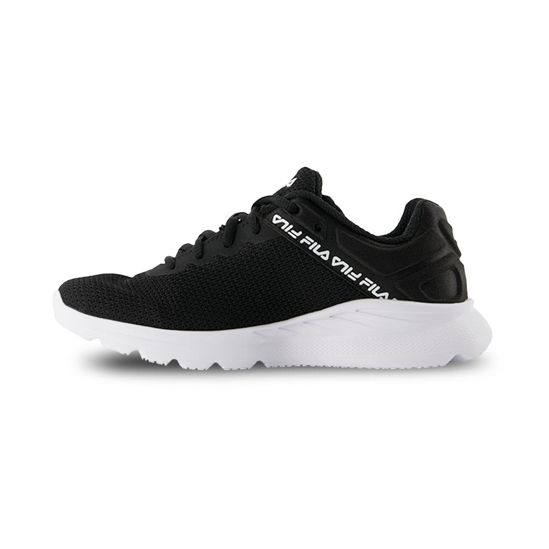 FILA Women s Lightspin Shoes 5RM02180 013 Blk Wht W7