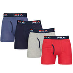 FILA - Men's 4 Pack Boxer Brief (FM312BXCS28 400)