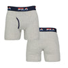 FILA - Lot de 4 boxers pour hommes (FM312BXCS28 400) 