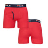 FILA - Lot de 4 boxers pour hommes (FM312BXCS28 400) 