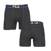 FILA - Lot de 4 boxers pour hommes (FM412BXCS15 001) 