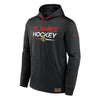 Fanatics - Sweat à capuche en molleton authentique Pro Rink des Flames de Calgary pour homme (00I8 538A 2C SH4) 