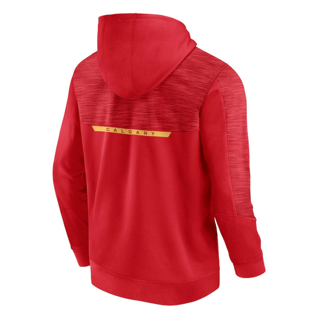 Fanatics - Sweat à capuche pour homme des Flames de Calgary (00DW 02BM 2C 06N) 