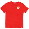 Fanatics - T-shirt à manches courtes pour homme des Flames de Calgary (00ER 0484 2C 06E)