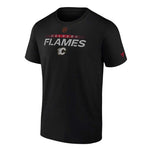 Fanatics - T-shirt à manches courtes pour homme des Flames de Calgary (MA86 127A 2C 05D)